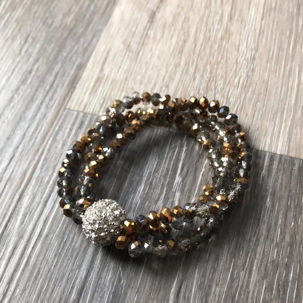 Sparkling stretchy bracelet